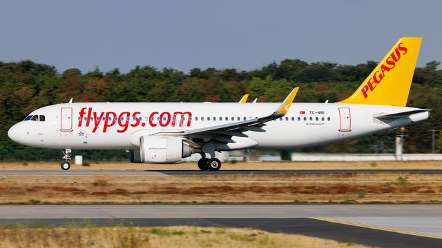TC-NBI:Airbus A320:Pegasus Airlines
